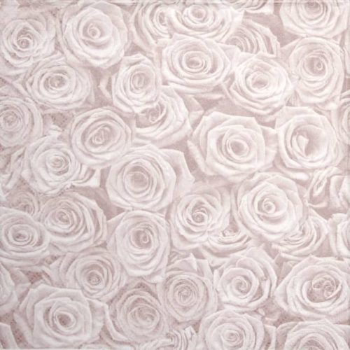 Paper Napkin - Beaucoup de Roses shiny rosé