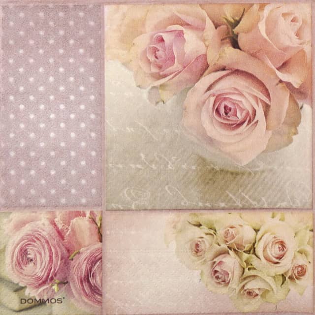 Paper Napkin - Romantic Roses