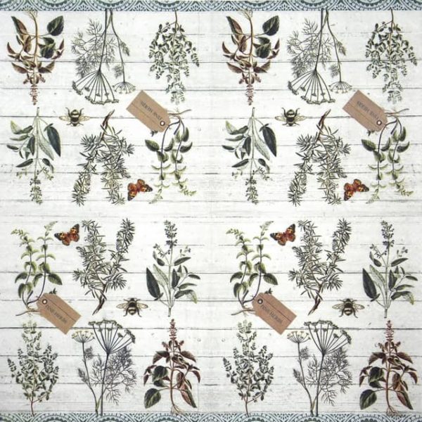 Lunch Napkins (20) - Floral Study - Image 2