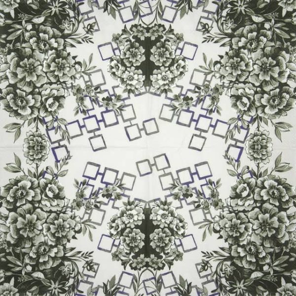 Lunch Napkins (20) - Catrina cream green - Image 2