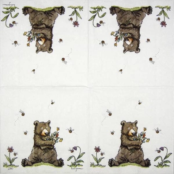 Paper Napkin - Anita Jeram: Honey bear