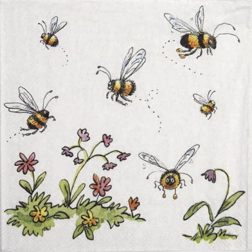 Cocktail Napkins (20) - Honey bear
