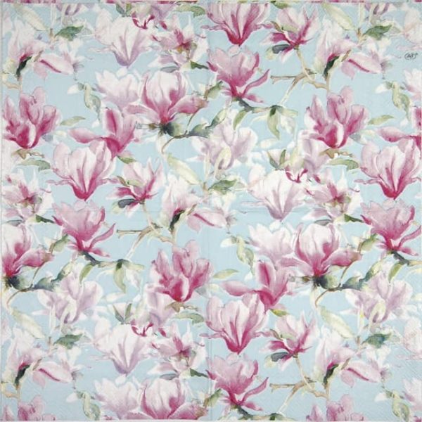 Paper Napkin - Magnolia Poesie blue