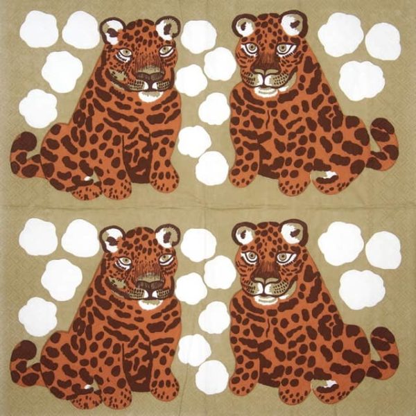 Paper Napkin - KAKSOSET brown - Image 2