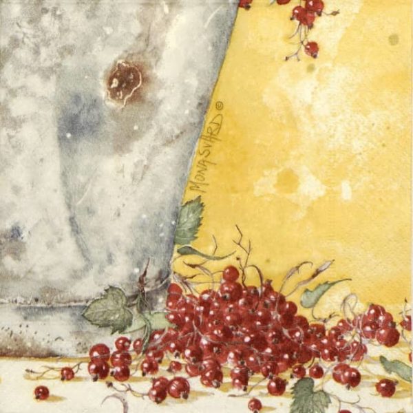 Paper Napkin - Mona Svärd: Red Currant