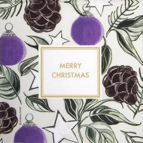 Lunch Napkins (20) - Arnolt Design: Christmas Sentiment