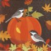 Cocktail Napkins (20) - Liz Leines: October Pumpkin