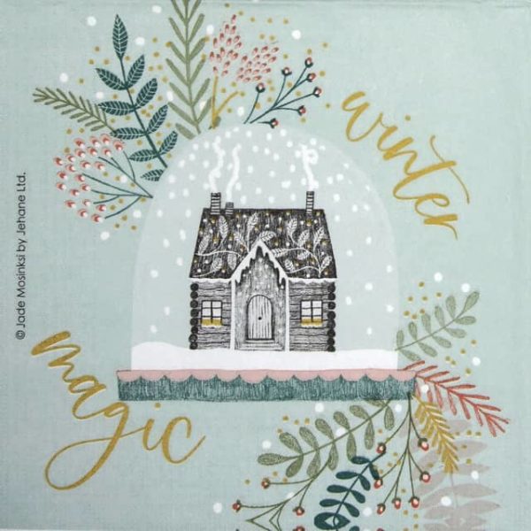 Paper Napkin - Jade Mosinski: Snowglobe