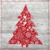 Paper Napkin - Red Tree