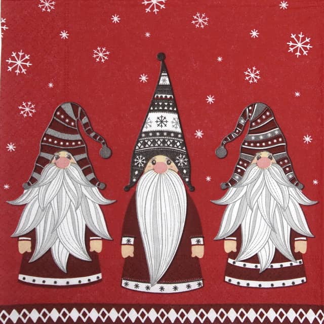 Lunch Napkins (20) -  Gnomes
