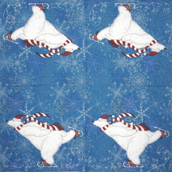 Lunch Napkins (20) - Polarbear skate