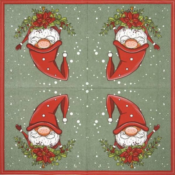 Lunch Napkins (20) -  Tomte