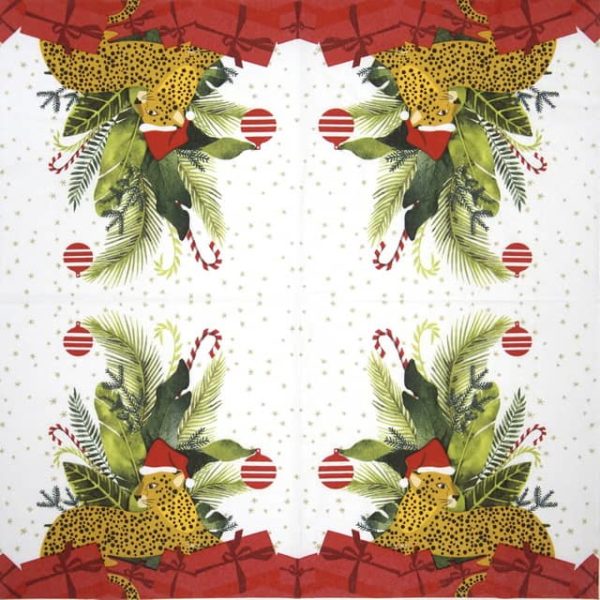 Paper Napkin - Wild Xmas - Image 2
