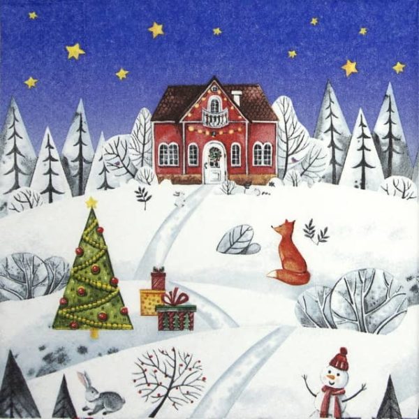 Cocktail Napkins (20) - Winter land