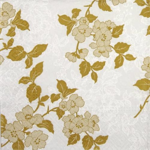 Paper Napkin - Flower & Lance