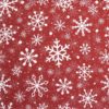 Paper Napkin - Christmas Snowflakes red - Paw