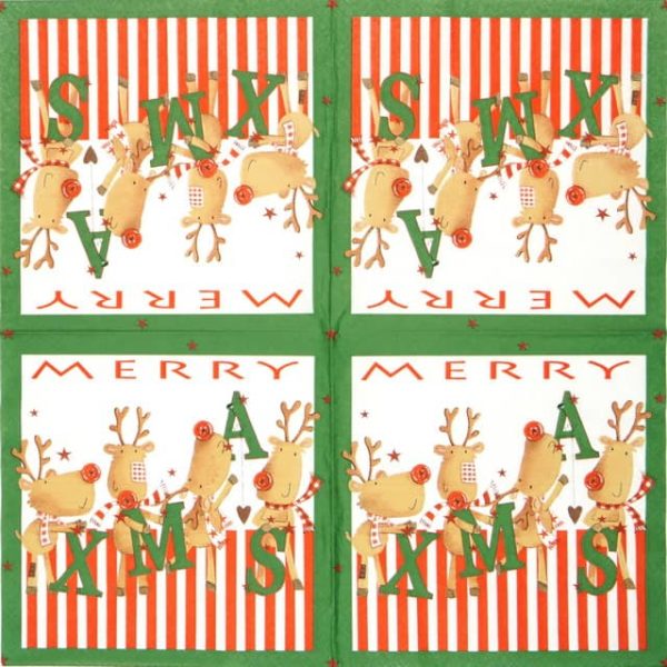 Paper Napkin - Merry Christmas