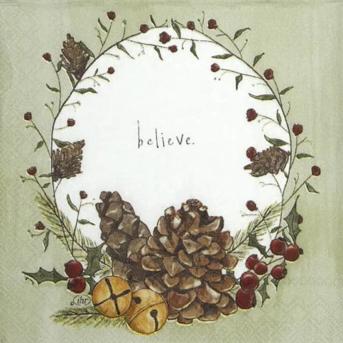 Cocktail Napkin - Believe Bells_IHR_C943300