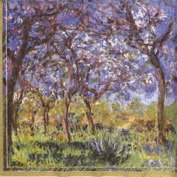Paper Napkin - Monet: Printemps a Giverny_IHR_435300