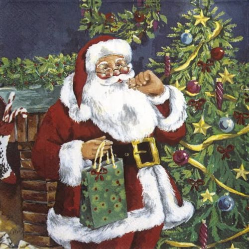 Paper Napkin - Santa Traditional_IHR_927200