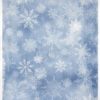Rice Paper - Snowdrops blue_ITD_R1501