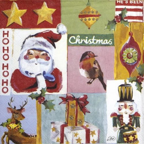 Paper Napkin - Huggy Santa_IHR_915600