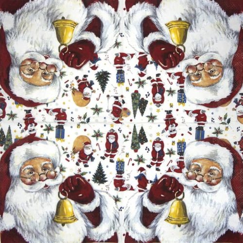 Paper Napkin - Santas Head_IHR_926700