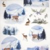 Rice Paper - Winter Landscapes with Animals - R1463_ITD