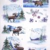 Rice Paper - Winter Landscapes with Animals - R1464 _ITD