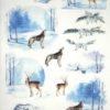 Rice Paper - Winter Landscapes with Animals - R1466_ITD