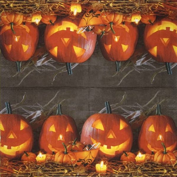 Lunch Napkins (20) - Pumpkin King