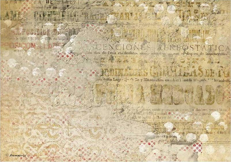 Rice Paper - Texture - DFSA4633 - Stamperia