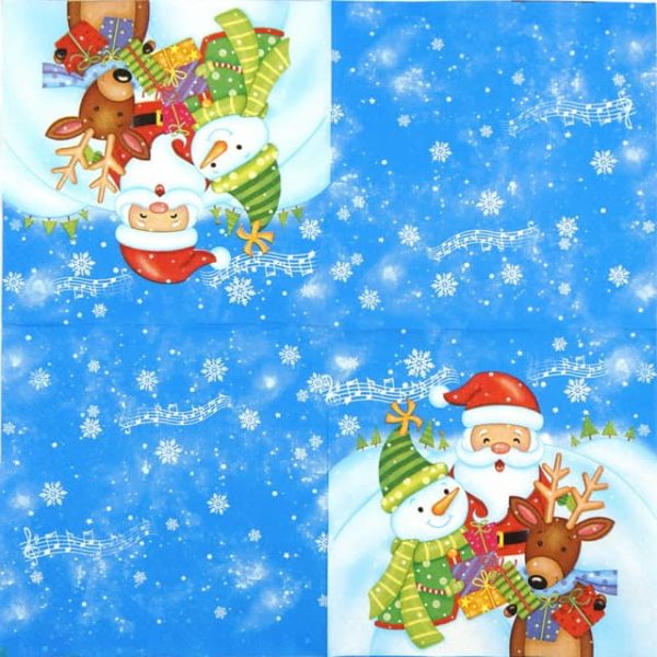 Paper Napkin - Three Friends - Image 2