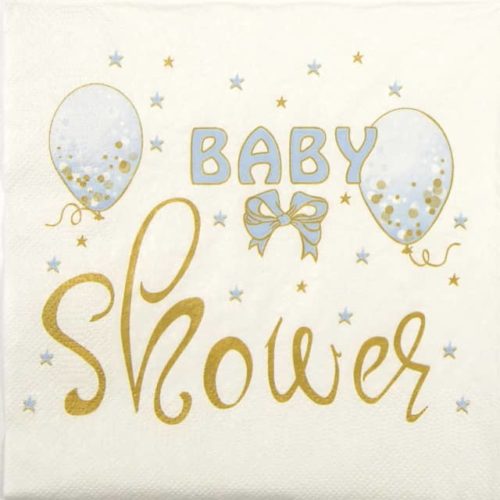 Paper napkin Baby Shower Blue