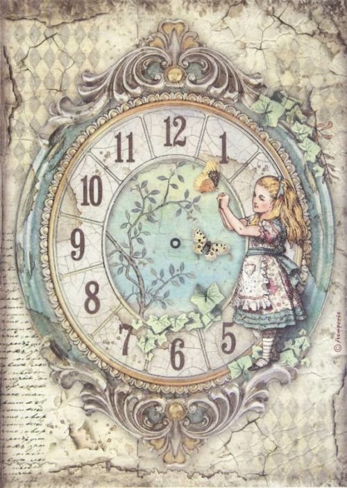 Rice Paper - Alice clock - DFSA4602