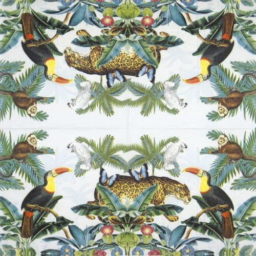 Paper Napkin - Tropical Animals