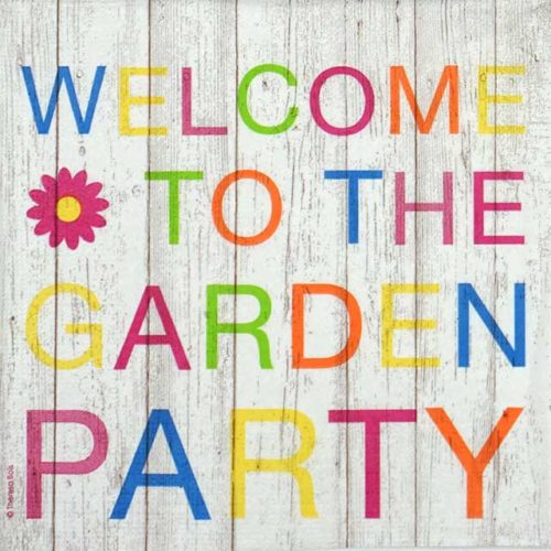 Single Paper Napkin - Garden Party