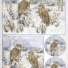 Rice Paper - Owls in the Snow