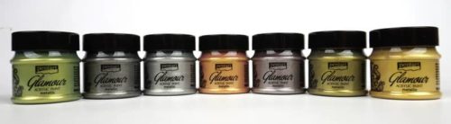 Pentart Glamour Highly Pigmented Metallic Acrylic Paint 50ml Various Colours
