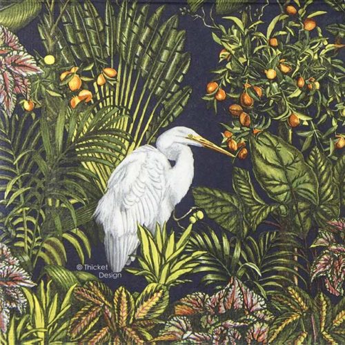 Paper Napkin Egret Island