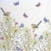Paper Napkin Spring garden birds