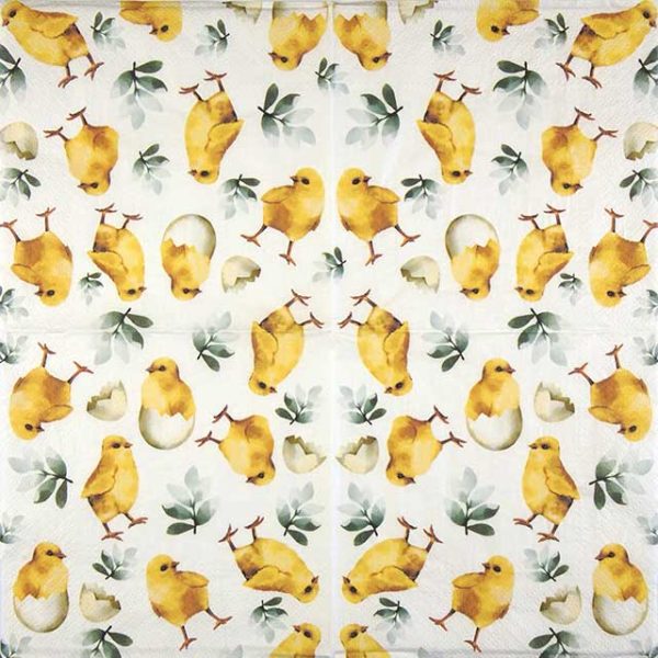 Paper napkin Chicken in Eggs