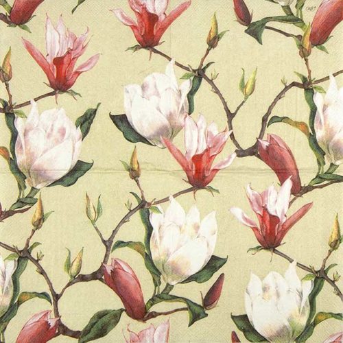 Paper Napkin Pink Magnolias