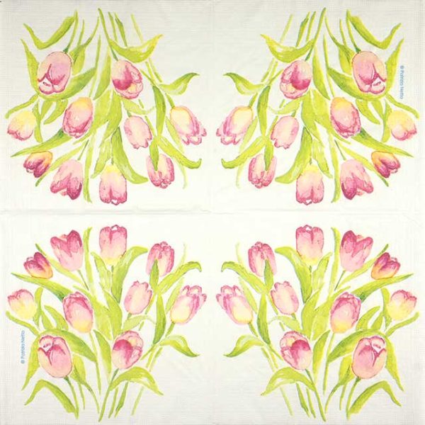 Paper Napkin Tulip Bouquet