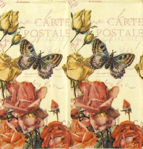 Handkerchiefs - Vintage Butterflies