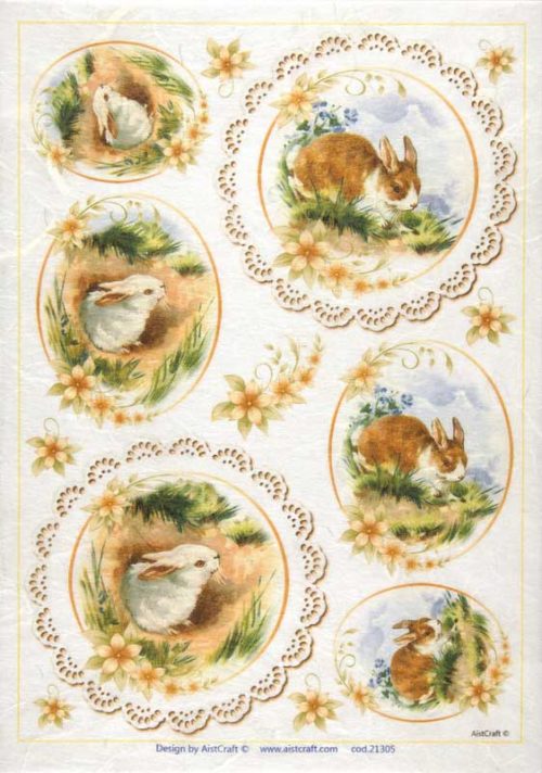 Rice Paper Easter Rabbit