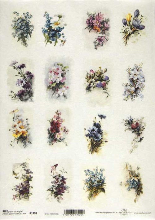 Rice Paper Spring Flower Collection