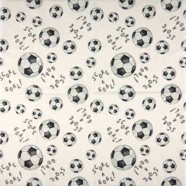 Single Paper Napkin - Score a Goal - Image 2