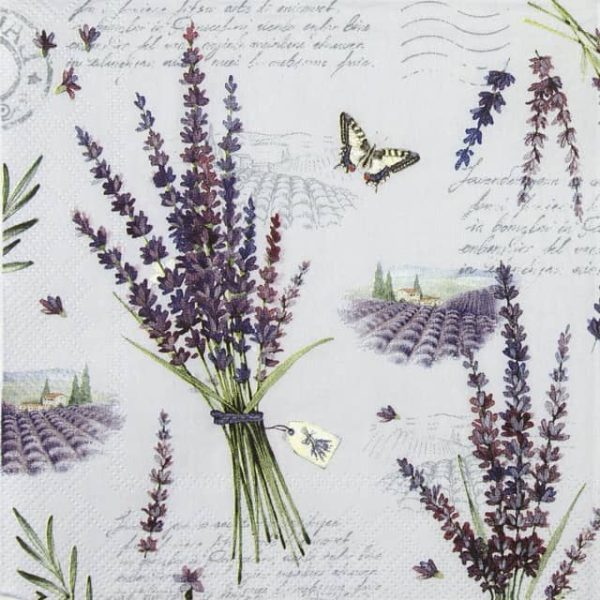 Paper Napkin lavenders