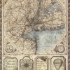 Stamperia Rice Paper A/4 - Sir Vagabond map of New York - DFSA4515